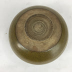 Japanese Ceramic Tea Ceremony Green Tea Bowl Vtg Chawan Light Brown GTB878