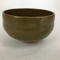 Japanese Ceramic Tea Ceremony Green Tea Bowl Vtg Chawan Light Brown GTB878