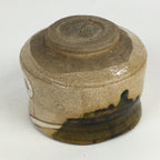 Japanese Ceramic Tea Ceremony Green Tea Bowl Vtg Chawan Oribe GTB935
