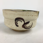 Japanese Ceramic Tea Ceremony Green Tea Bowl Vtg Chawan Oribe Ware GTB848