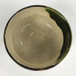 Japanese Ceramic Tea Ceremony Green Tea Bowl Vtg Chawan Oribe Ware GTB848