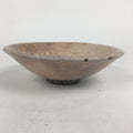 Japanese Ceramic Tea Ceremony Green Tea Bowl Vtg Chawan Pink Gray PP857