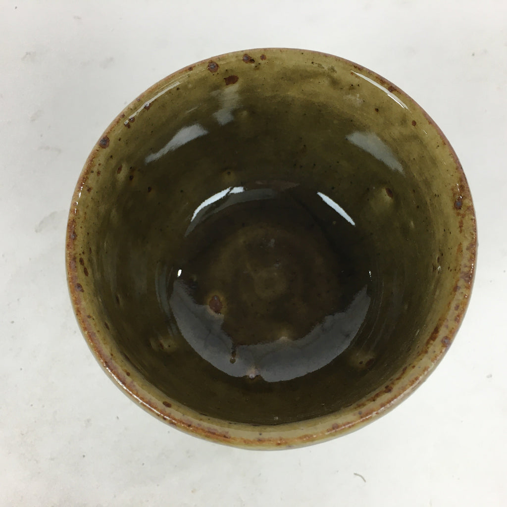 Japanese Ceramic Tea Ceremony Green Tea Bowl Vtg Chawan Rider's Cup GTB885