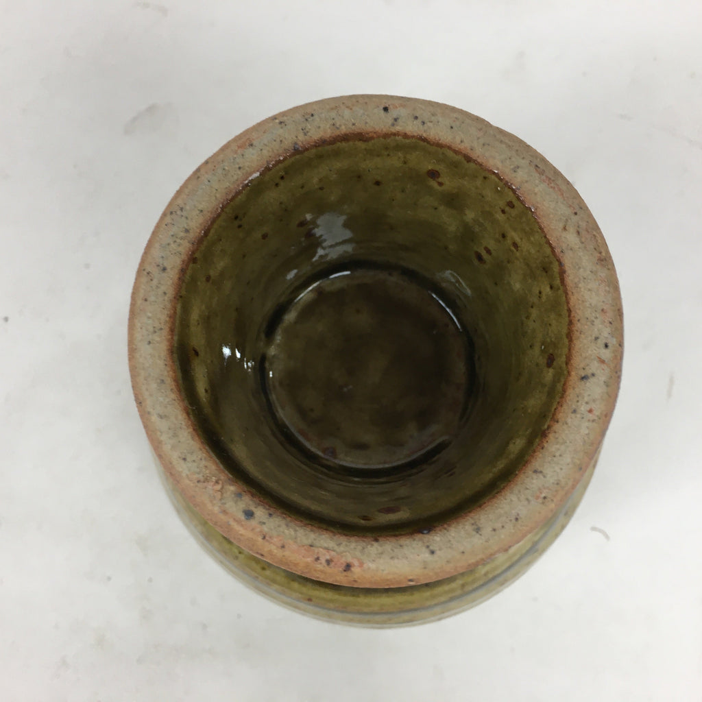 Japanese Ceramic Tea Ceremony Green Tea Bowl Vtg Chawan Rider's Cup GTB885
