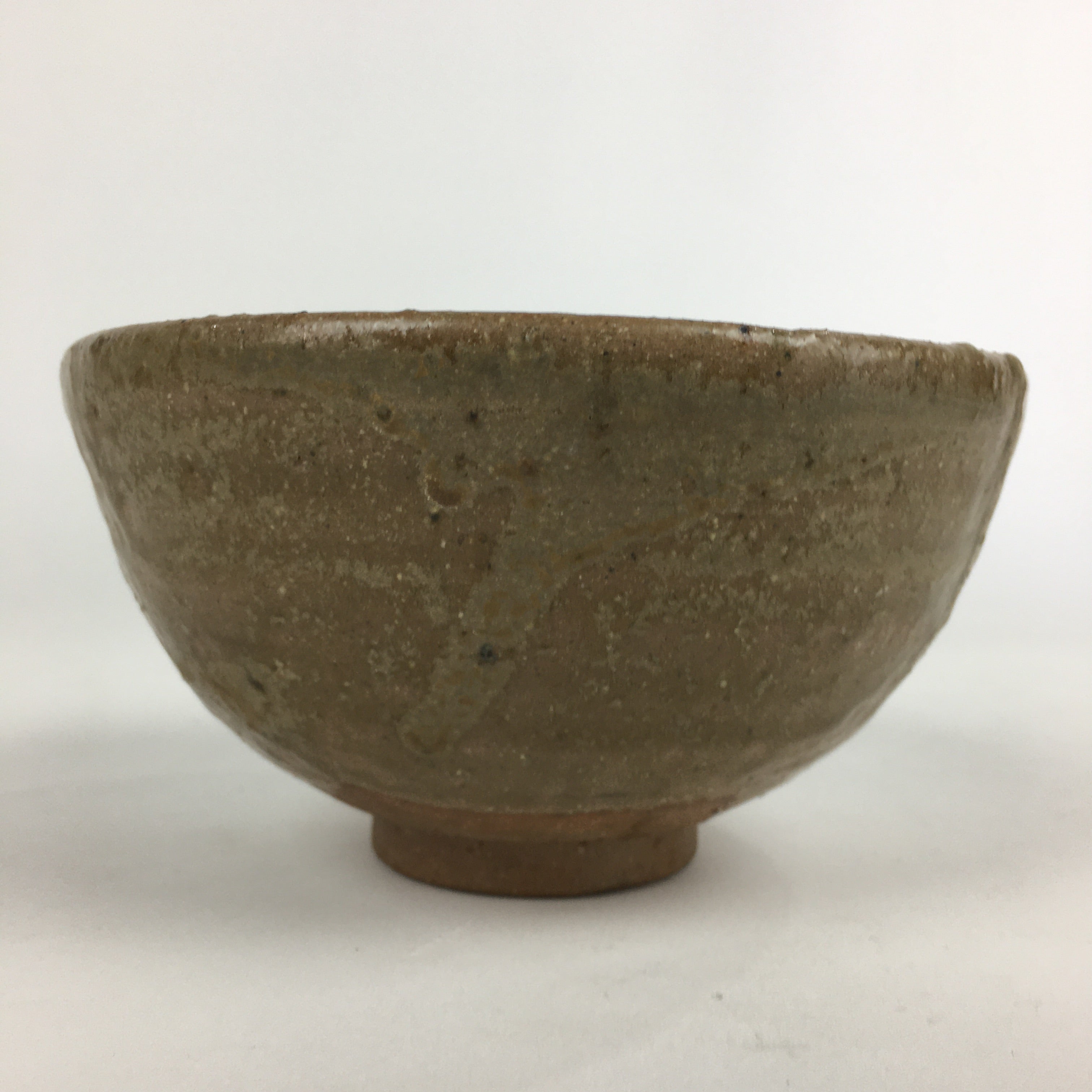 Japanese Ceramic Tea Ceremony Green Tea Bowl Vtg Chawan Wan-nari GTB889