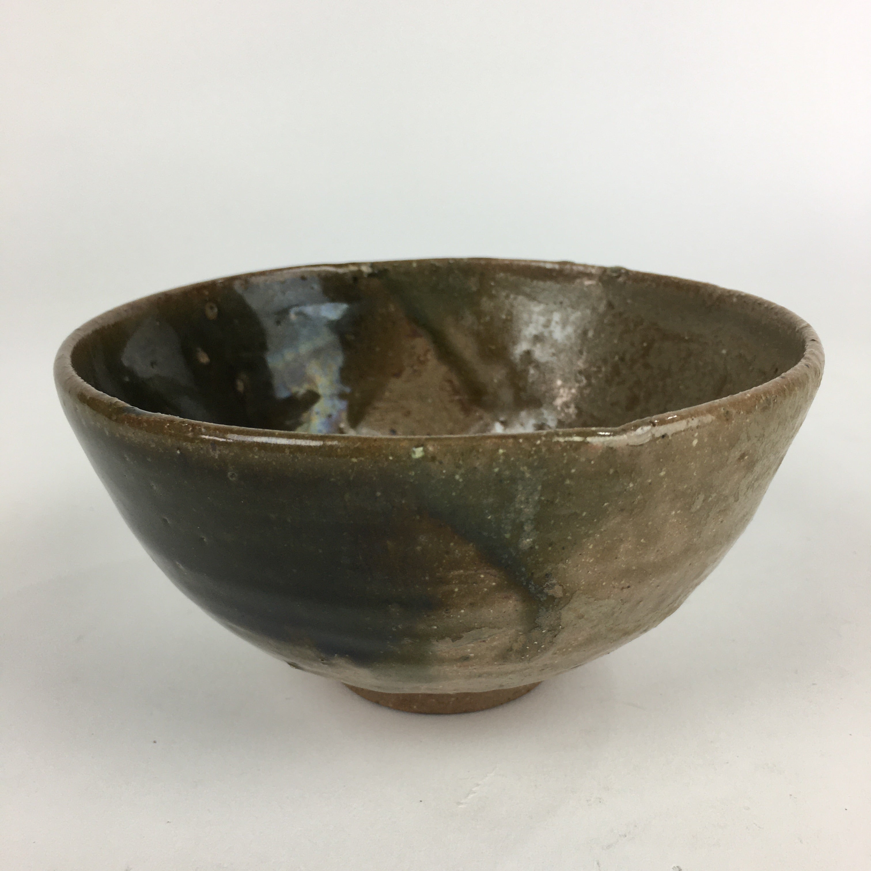 Japanese Ceramic Tea Ceremony Green Tea Bowl Vtg Chawan Wan-nari GTB889