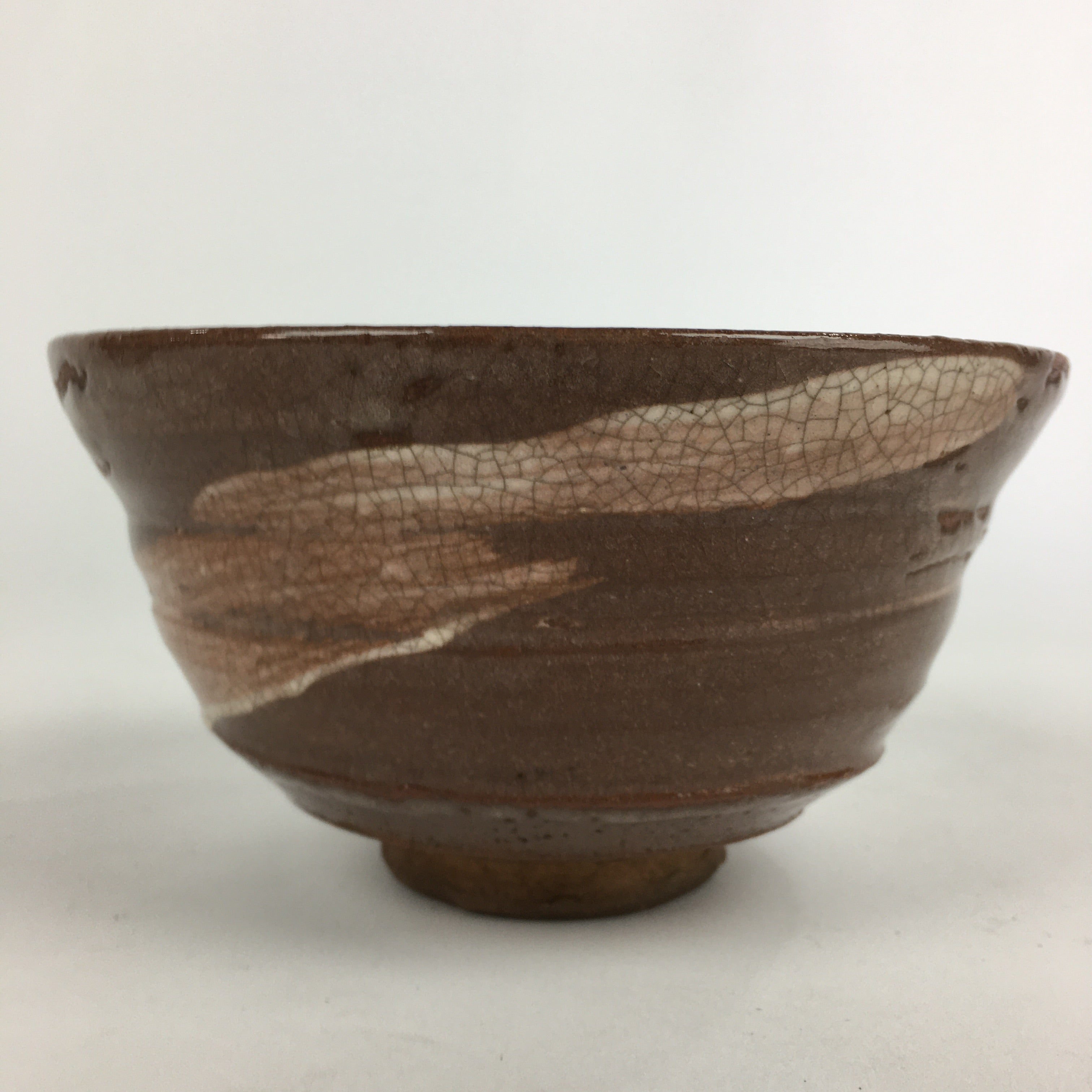 Japanese Ceramic Tea Ceremony Green Tea Bowl Vtg Chawan Wan-nari GTB890