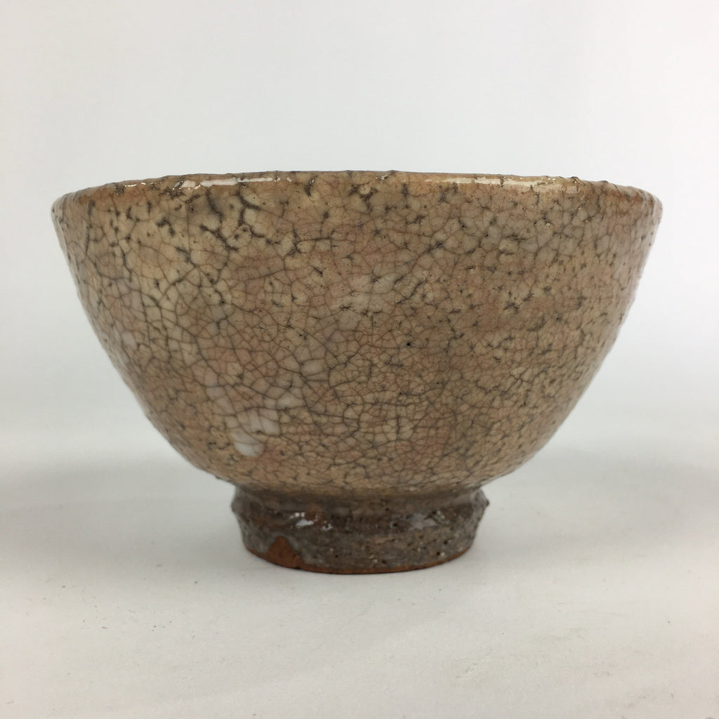 Japanese Ceramic Tea Ceremony Green Tea Bowl Vtg Chawan Wan-nari GTB892
