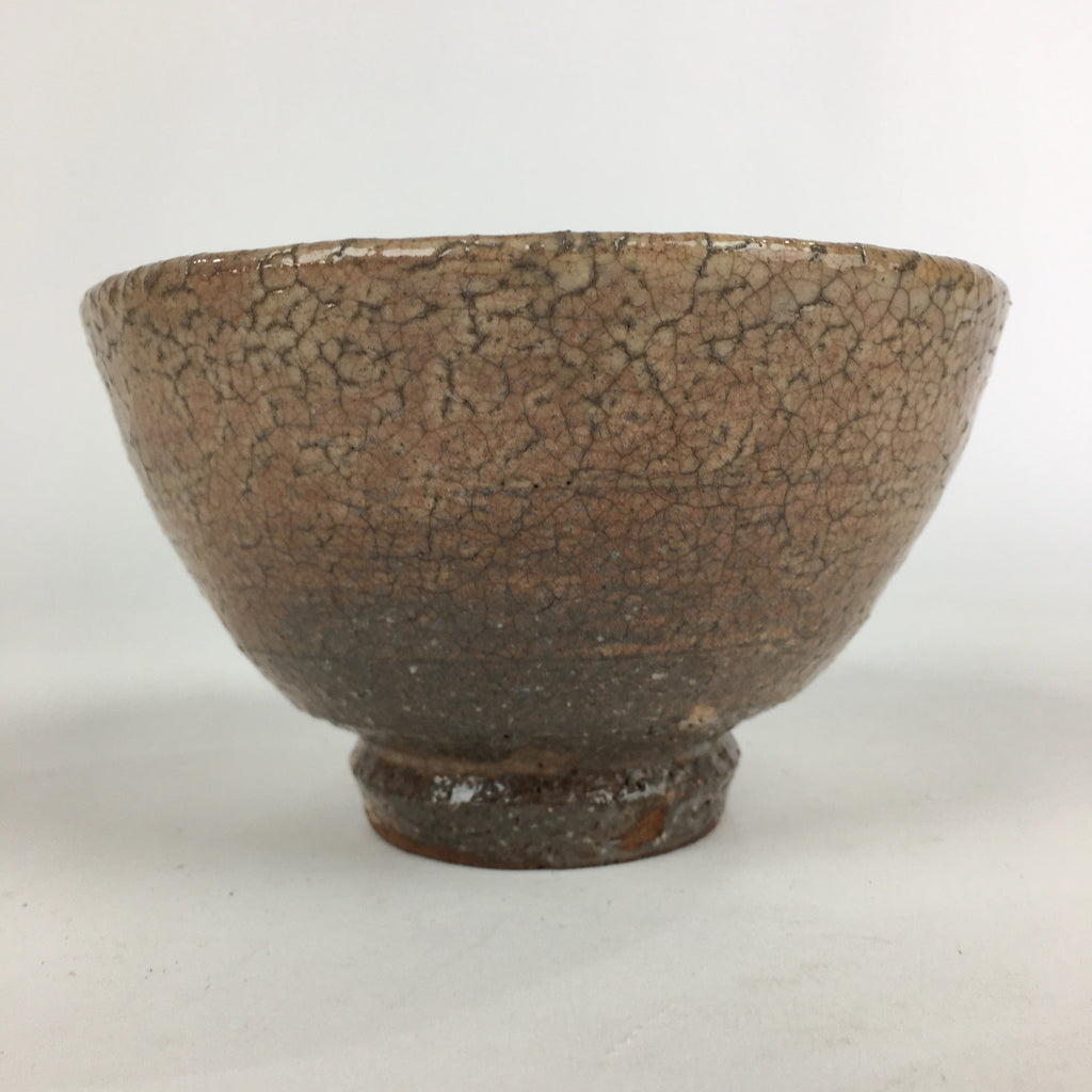 Japanese Ceramic Tea Ceremony Green Tea Bowl Vtg Chawan Wan-nari GTB892
