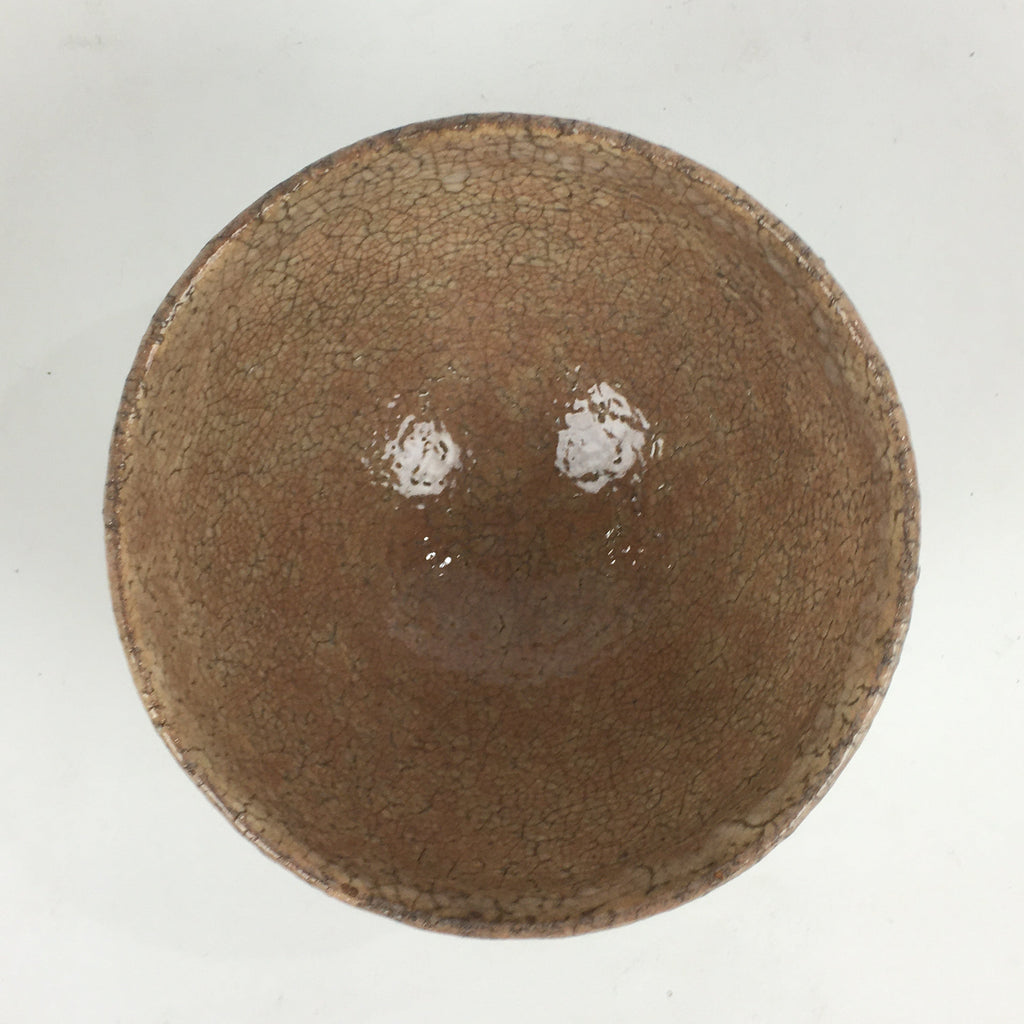 Japanese Ceramic Tea Ceremony Green Tea Bowl Vtg Chawan Wan-nari GTB892