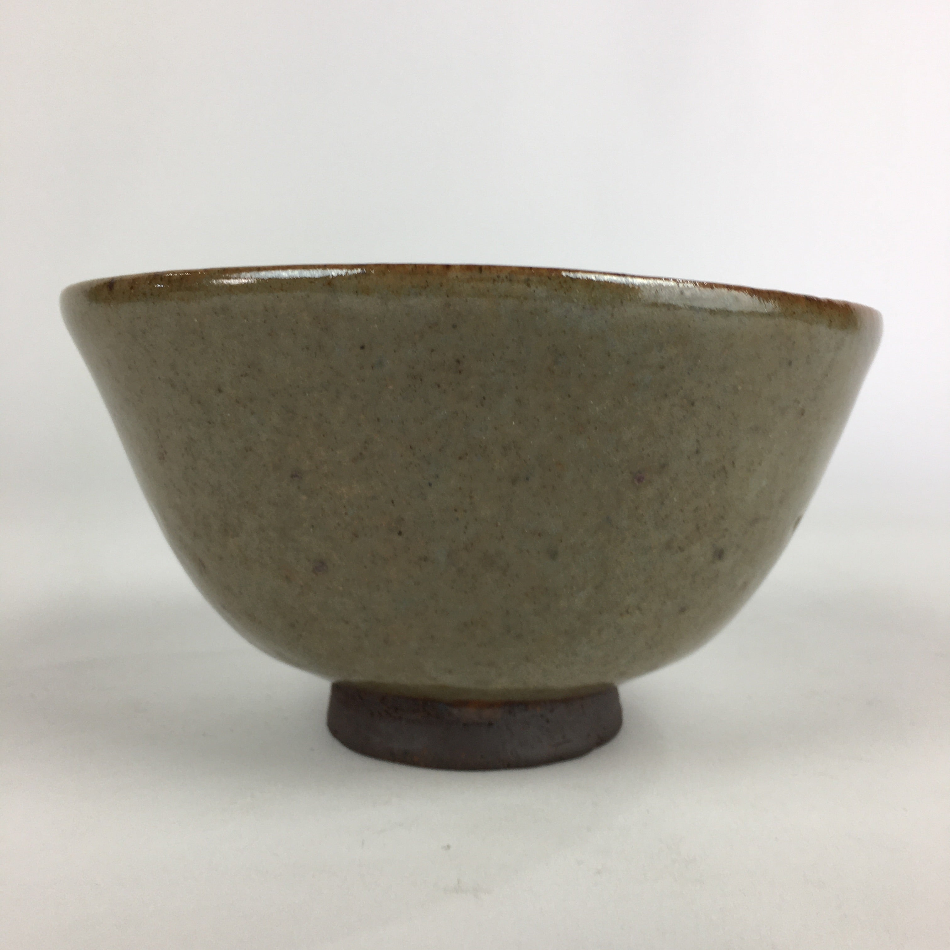 Japanese Ceramic Tea Ceremony Green Tea Bowl Vtg Chawan Wan-nari GTB893