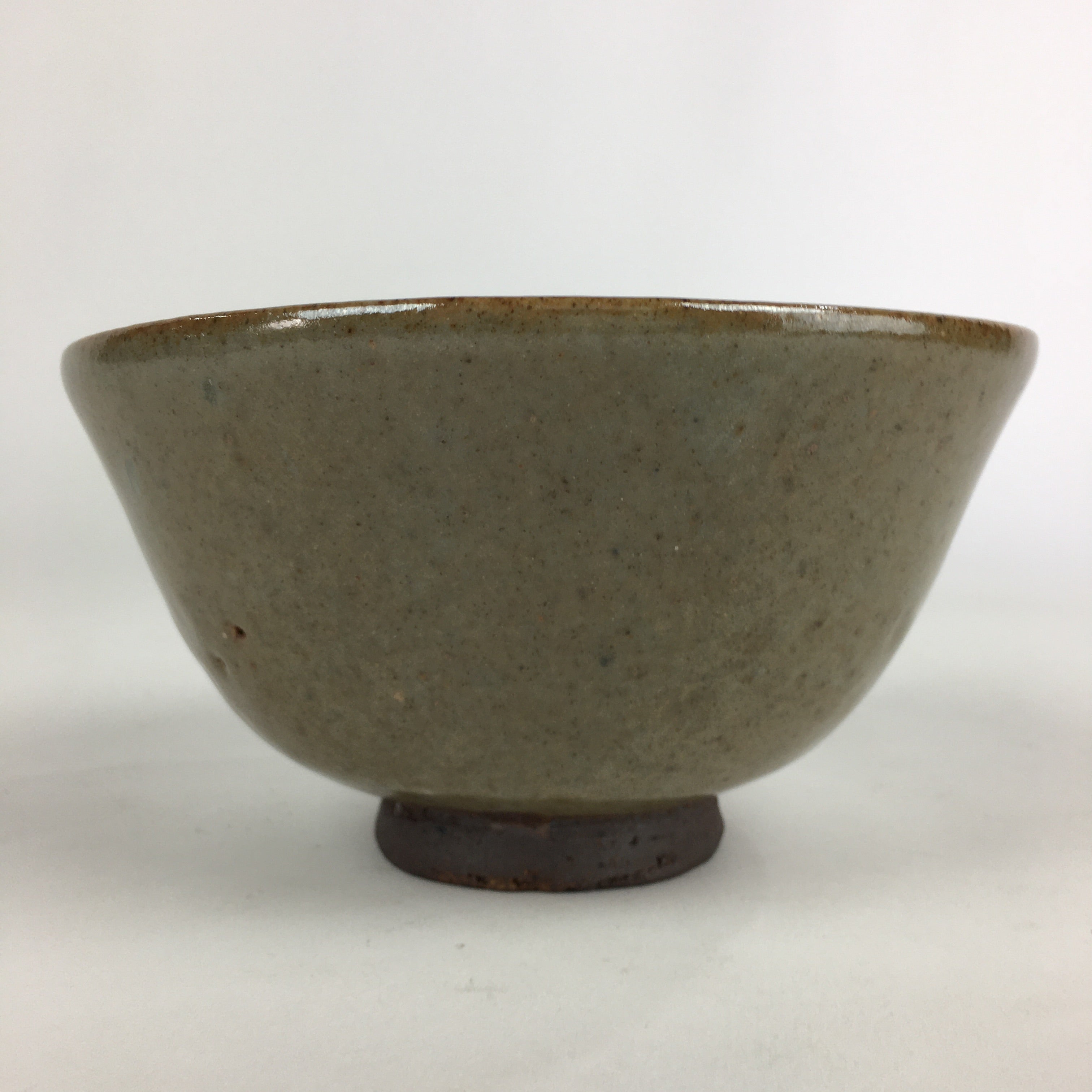 Japanese Ceramic Tea Ceremony Green Tea Bowl Vtg Chawan Wan-nari GTB893