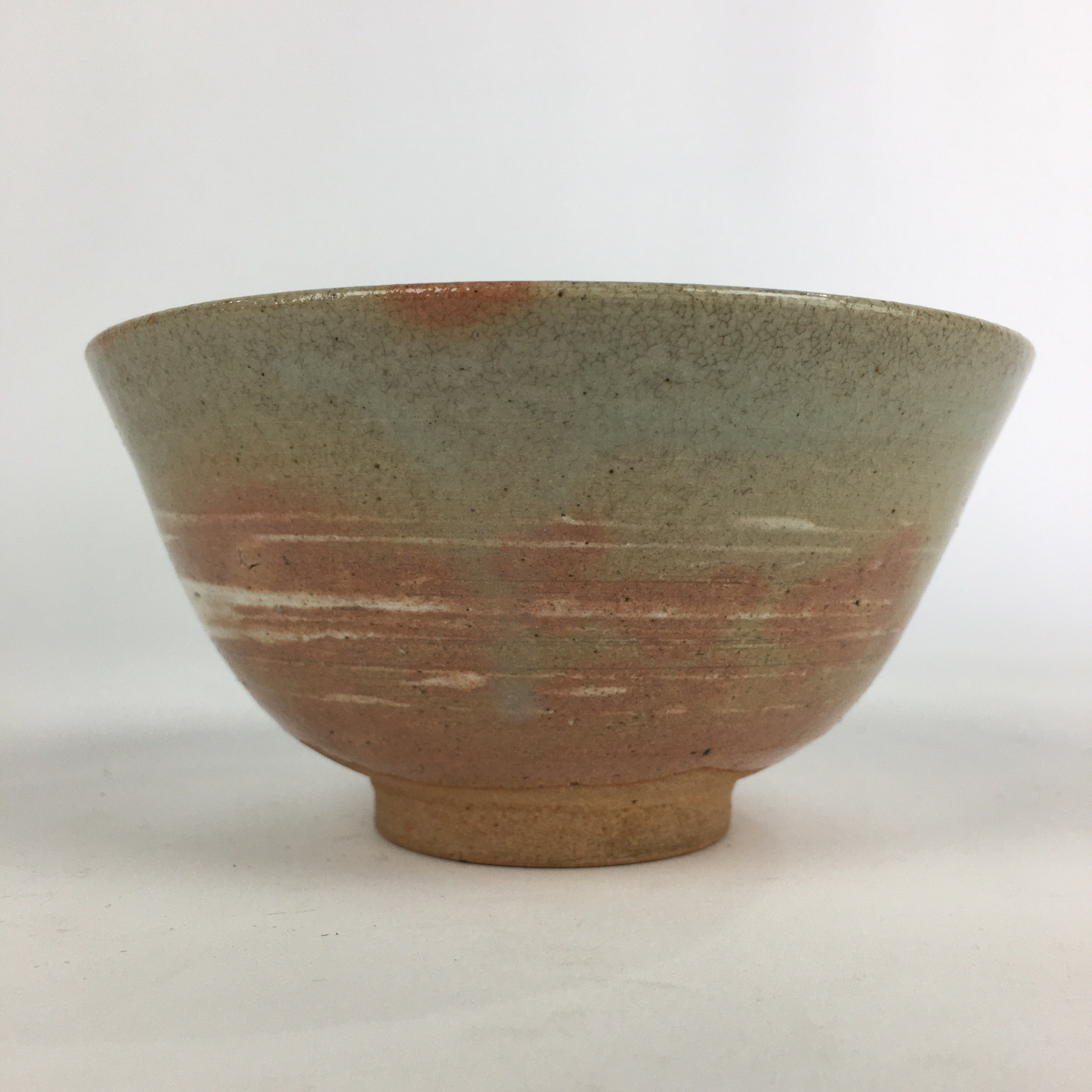 Japanese Ceramic Tea Ceremony Green Tea Bowl Vtg Chawan Wan-nari GTB896