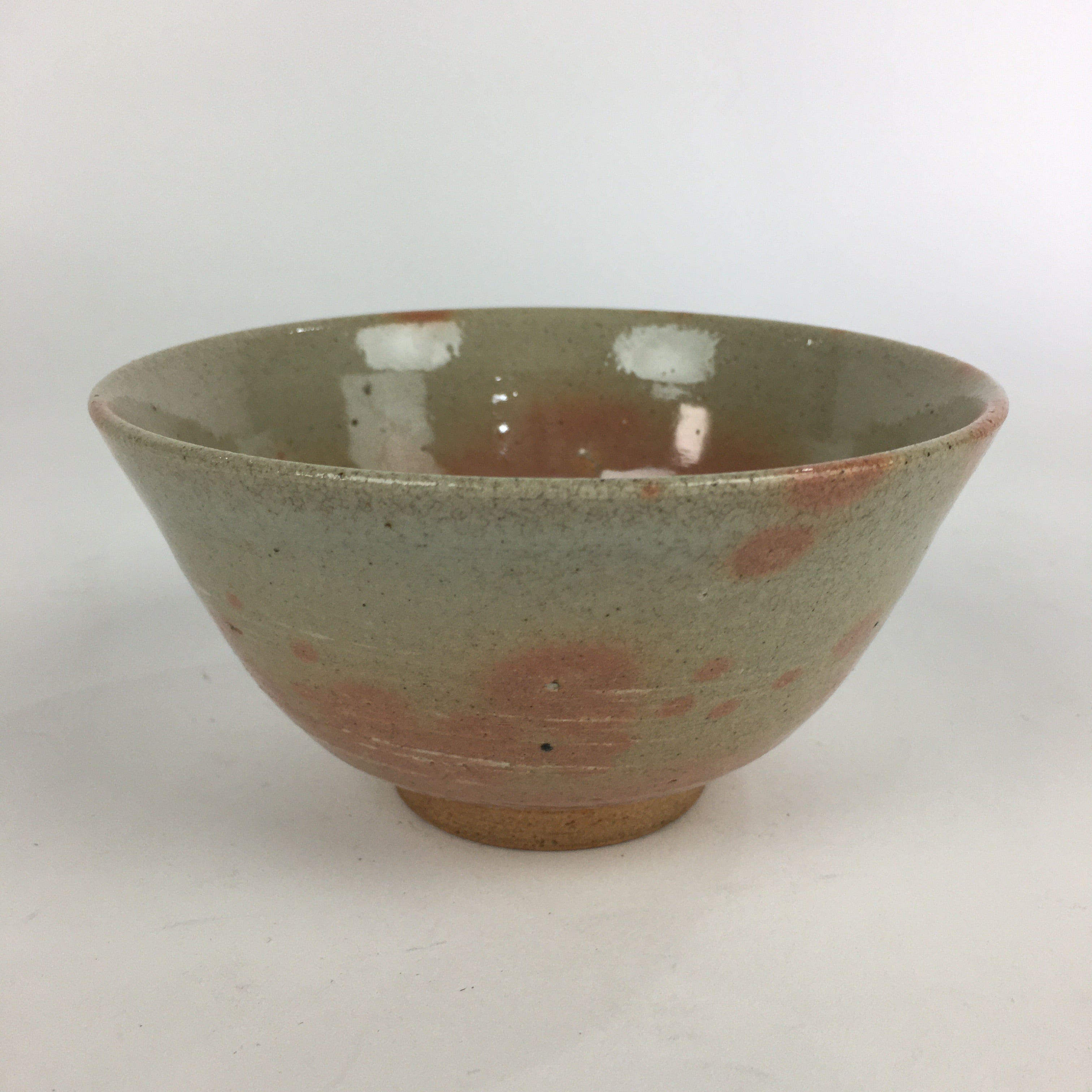 Japanese Ceramic Tea Ceremony Green Tea Bowl Vtg Chawan Wan-nari GTB896