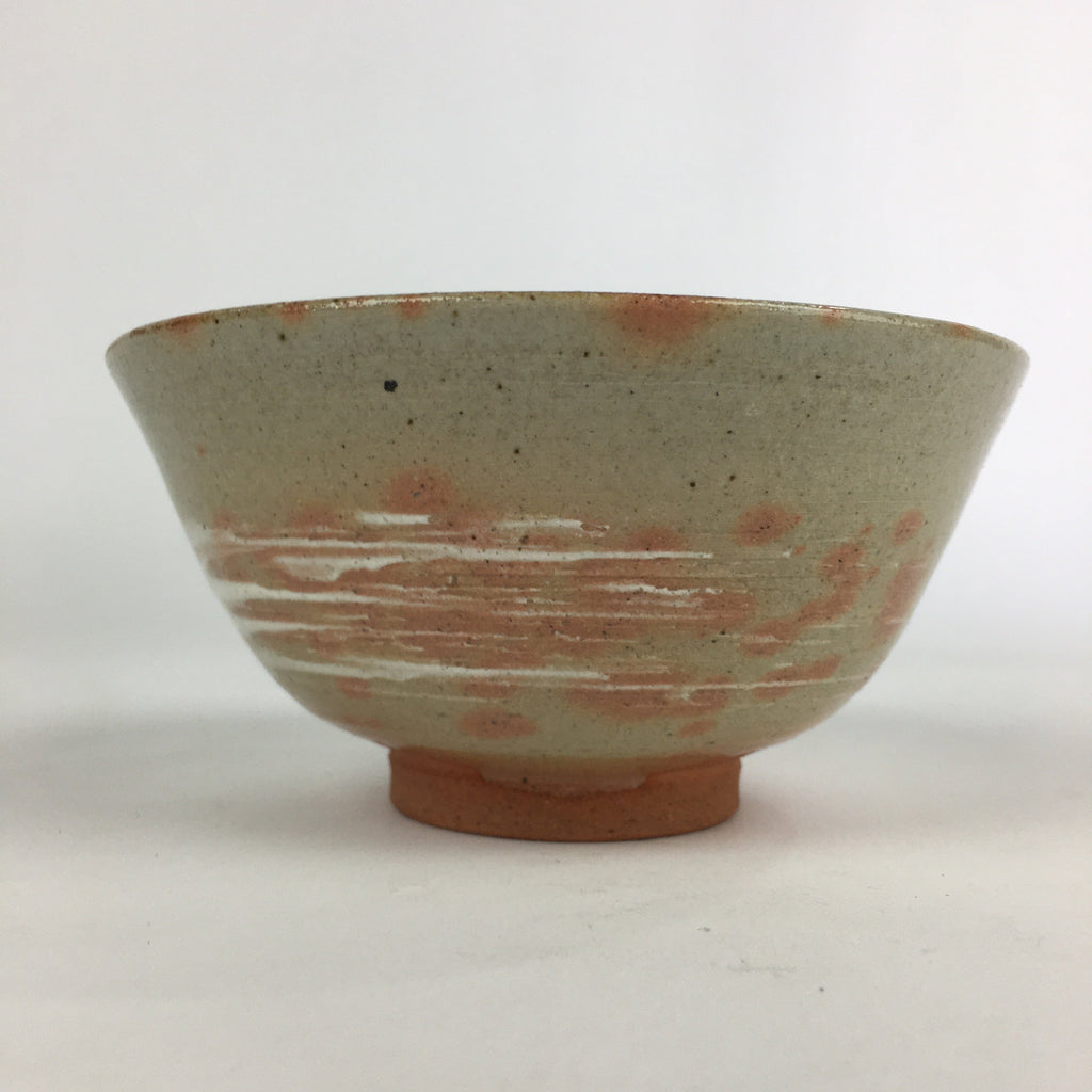 Japanese Ceramic Tea Ceremony Green Tea Bowl Vtg Chawan Wan-nari GTB897