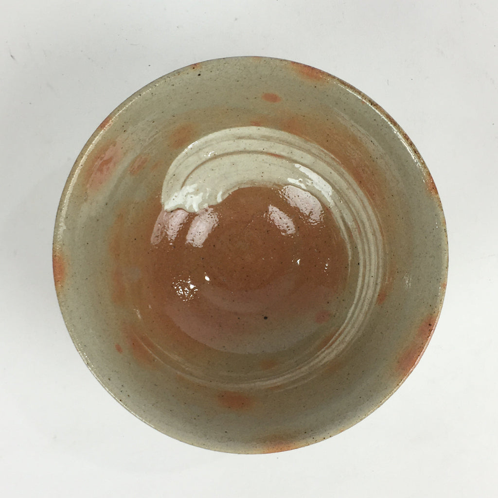 Japanese Ceramic Tea Ceremony Green Tea Bowl Vtg Chawan Wan-nari GTB897
