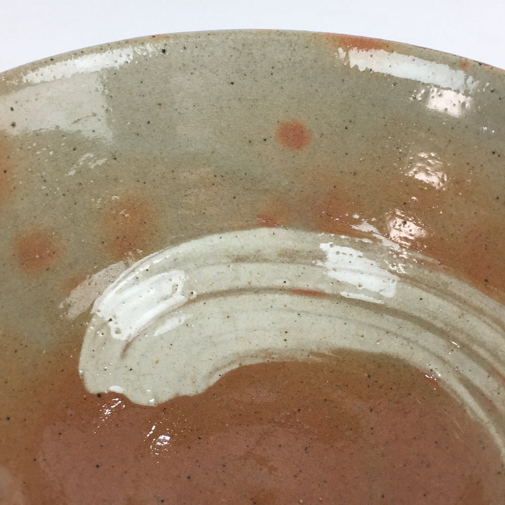 Japanese Ceramic Tea Ceremony Green Tea Bowl Vtg Chawan Wan-nari GTB897