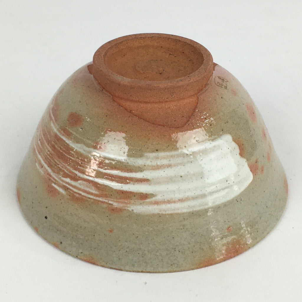 Japanese Ceramic Tea Ceremony Green Tea Bowl Vtg Chawan Wan-nari GTB897