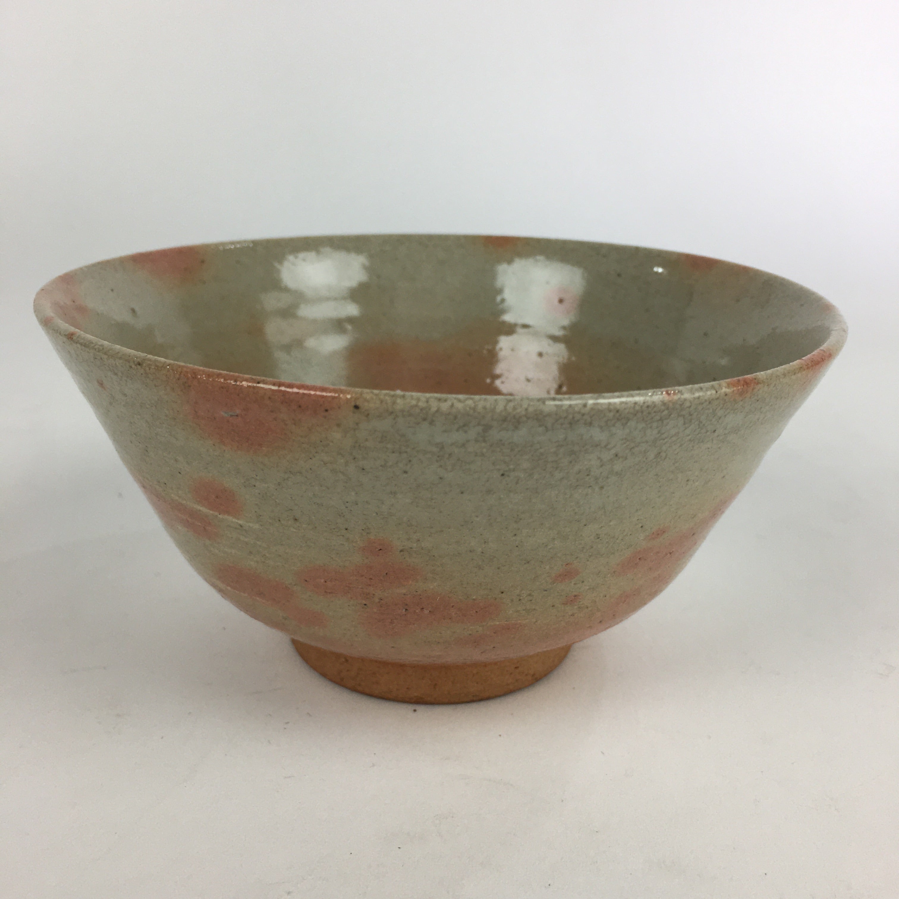 Japanese Ceramic Tea Ceremony Green Tea Bowl Vtg Chawan Wan-nari GTB899