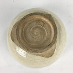 Japanese Ceramic Tea Ceremony Green Tea Bowl Vtg Chawan White GTB849