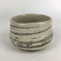 Japanese Ceramic Tea Ceremony Green Tea Bowl Vtg Chawan White GTB901