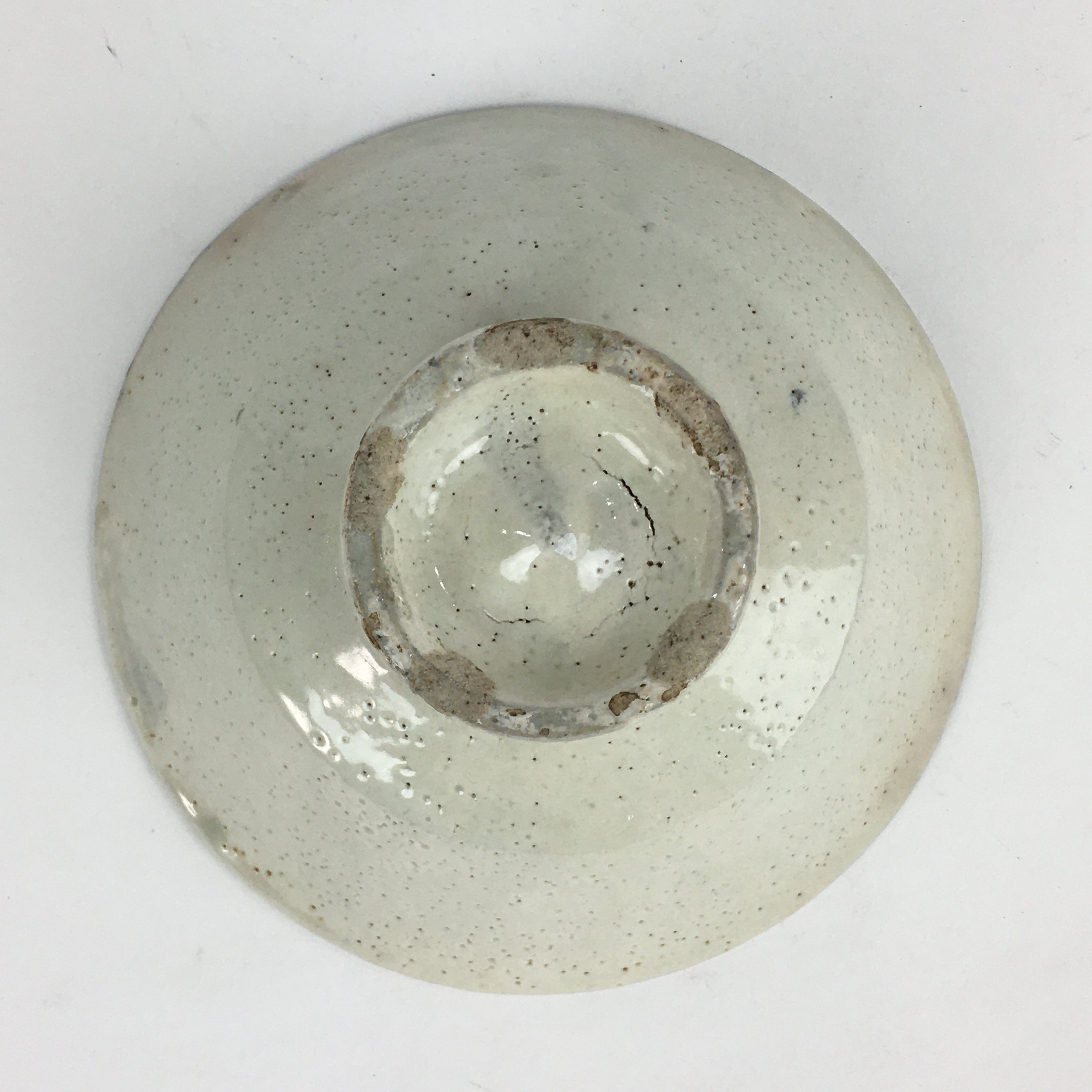 Japanese Ceramic Tea Ceremony Green Tea Bowl Vtg Chawan White GTB926