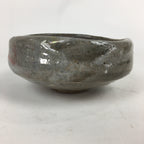Japanese Ceramic Tea Ceremony Green Tea Bowl Vtg Gray Matcha Chawan GTB840