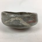 Japanese Ceramic Tea Ceremony Green Tea Bowl Vtg Gray Matcha Chawan GTB840