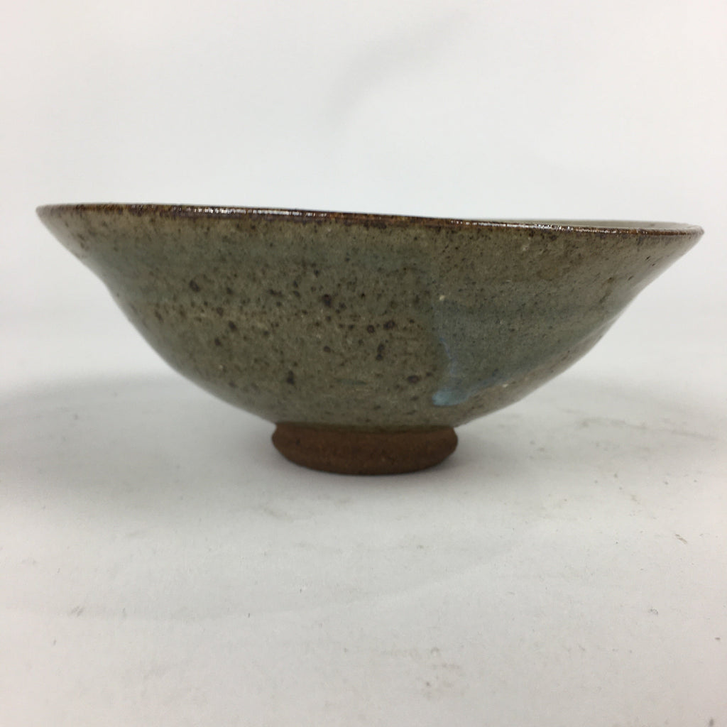 Japanese Ceramic Tea Ceremony Green Tea Bowl Vtg Green Matcha Chawan GTB841