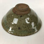 Japanese Ceramic Tea Ceremony Green Tea Bowl Vtg Green Matcha Chawan GTB841