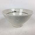 Japanese Ceramic Tea Ceremony Green Tea Bowl Vtg White Matcha Chawan GTB837