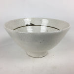 Japanese Ceramic Tea Ceremony Green Tea Bowl Vtg White Matcha Chawan GTB837