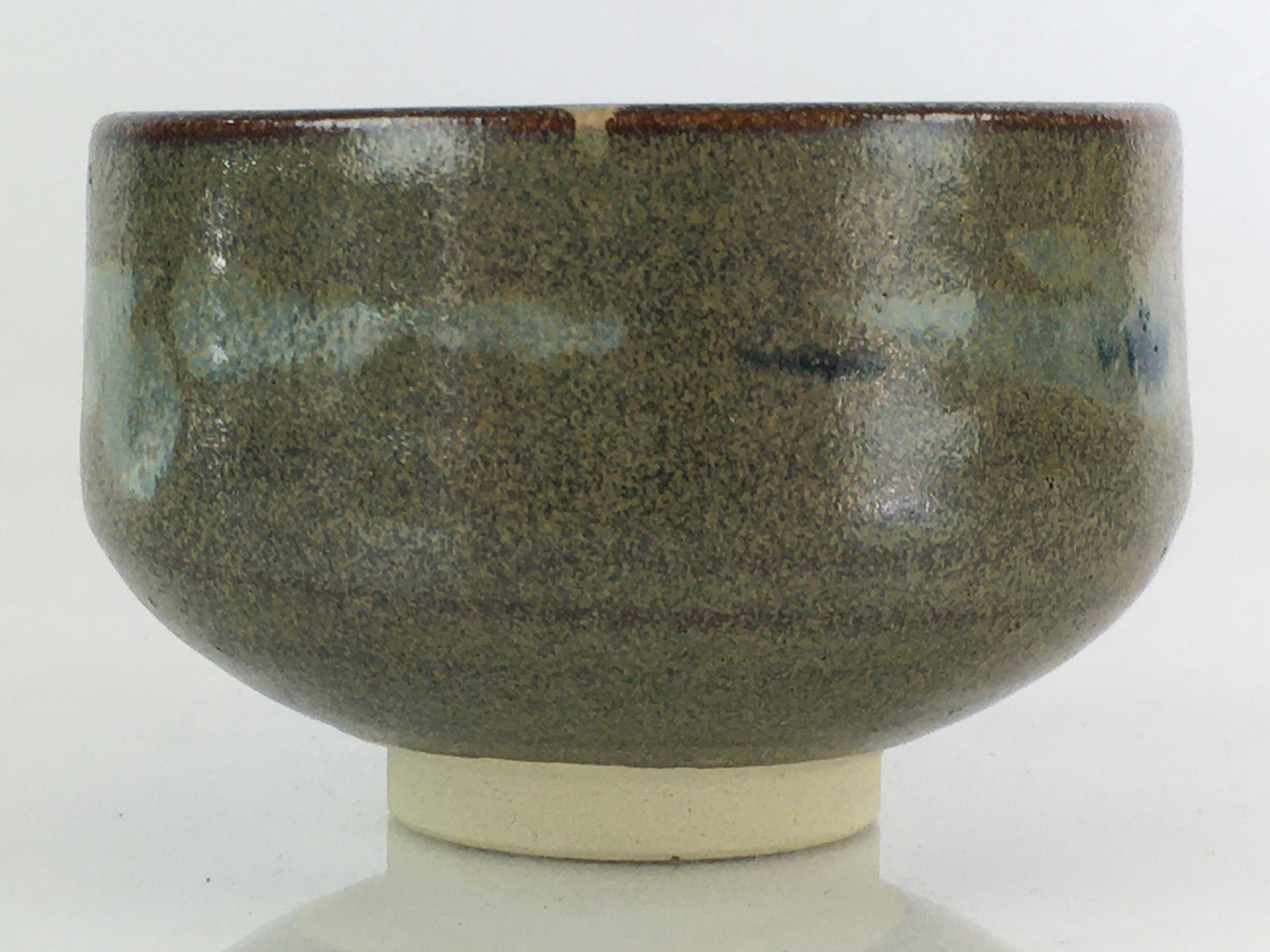 Japanese Ceramic Tea Ceremony Small Green Tea Bowl Vtg Chawan GTB947
