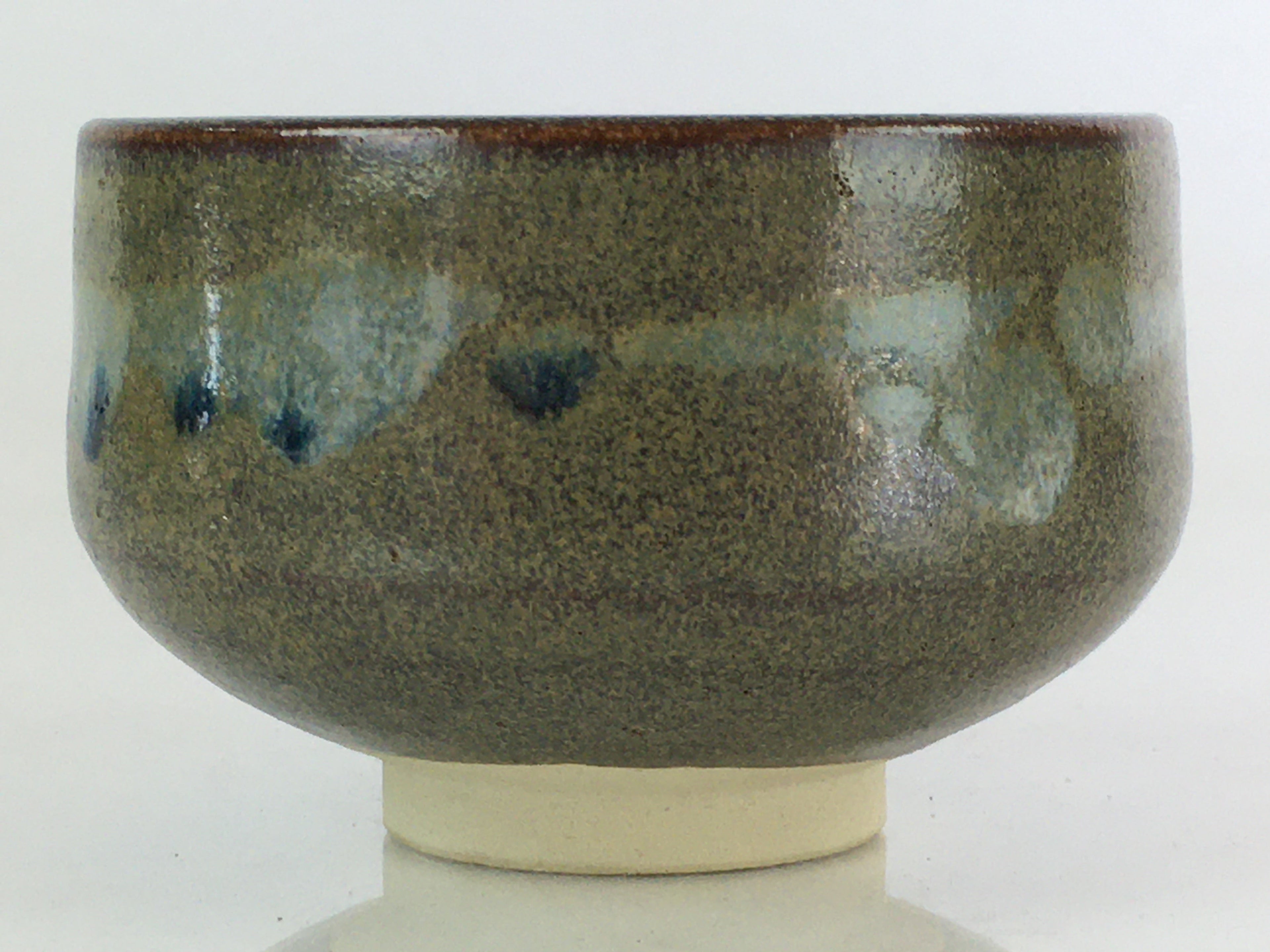 Japanese Ceramic Tea Ceremony Small Green Tea Bowl Vtg Chawan GTB947