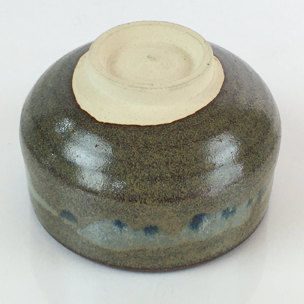 Japanese Ceramic Tea Ceremony Small Green Tea Bowl Vtg Chawan GTB947