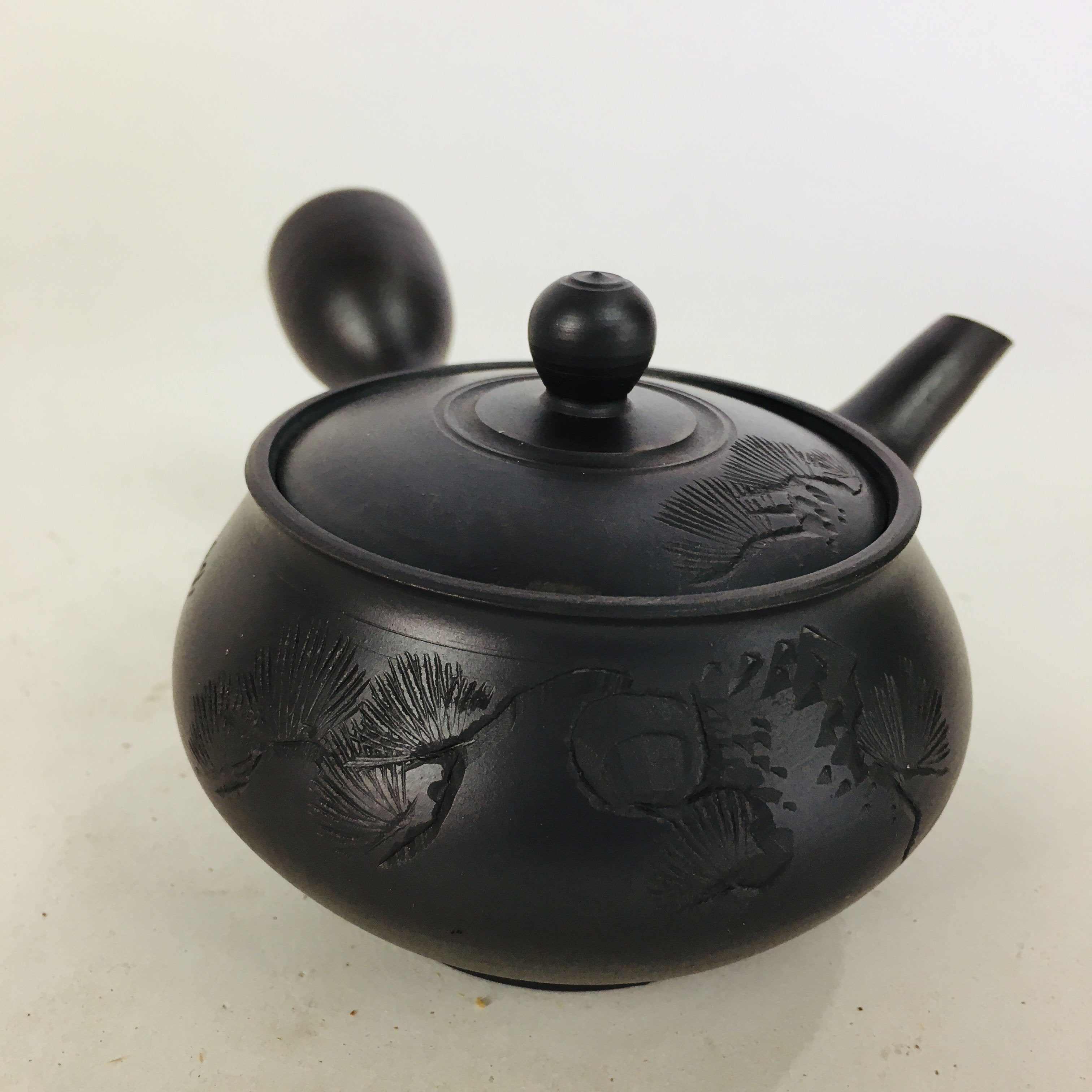 Japanese Ceramic Tea Set Banko ware Cup Pot Vtg Box Yunomi Kyusu Sencha PX550