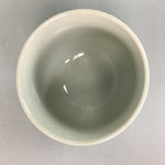 Japanese Ceramic Teacup Kutani Ware Yunomi Vtg Pottery Sencha Beige TC108