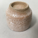 Japanese Ceramic Teacup Shino Yunomi Vtg Pottery Plum Blossom Sencha TC160