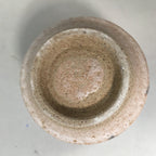 Japanese Ceramic Teacup Shino Yunomi Vtg Pottery Plum Blossom Sencha TC161