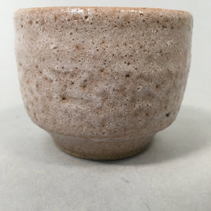 Japanese Ceramic Teacup Shino Yunomi Vtg Pottery Plum Blossom Sencha TC163