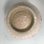 Japanese Ceramic Teacup Shino Yunomi Vtg Pottery Plum Blossom Sencha TC163