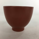 Japanese Ceramic Teacup Vtg Syudoro Red Clay Pottery Yunomi Sencha QT114