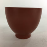 Japanese Ceramic Teacup Vtg Syudoro Red Clay Pottery Yunomi Sencha QT114