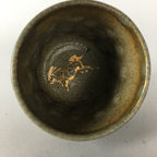 Japanese Ceramic Teacup Yunomi Antique C1900 Pottery Sencha TC182