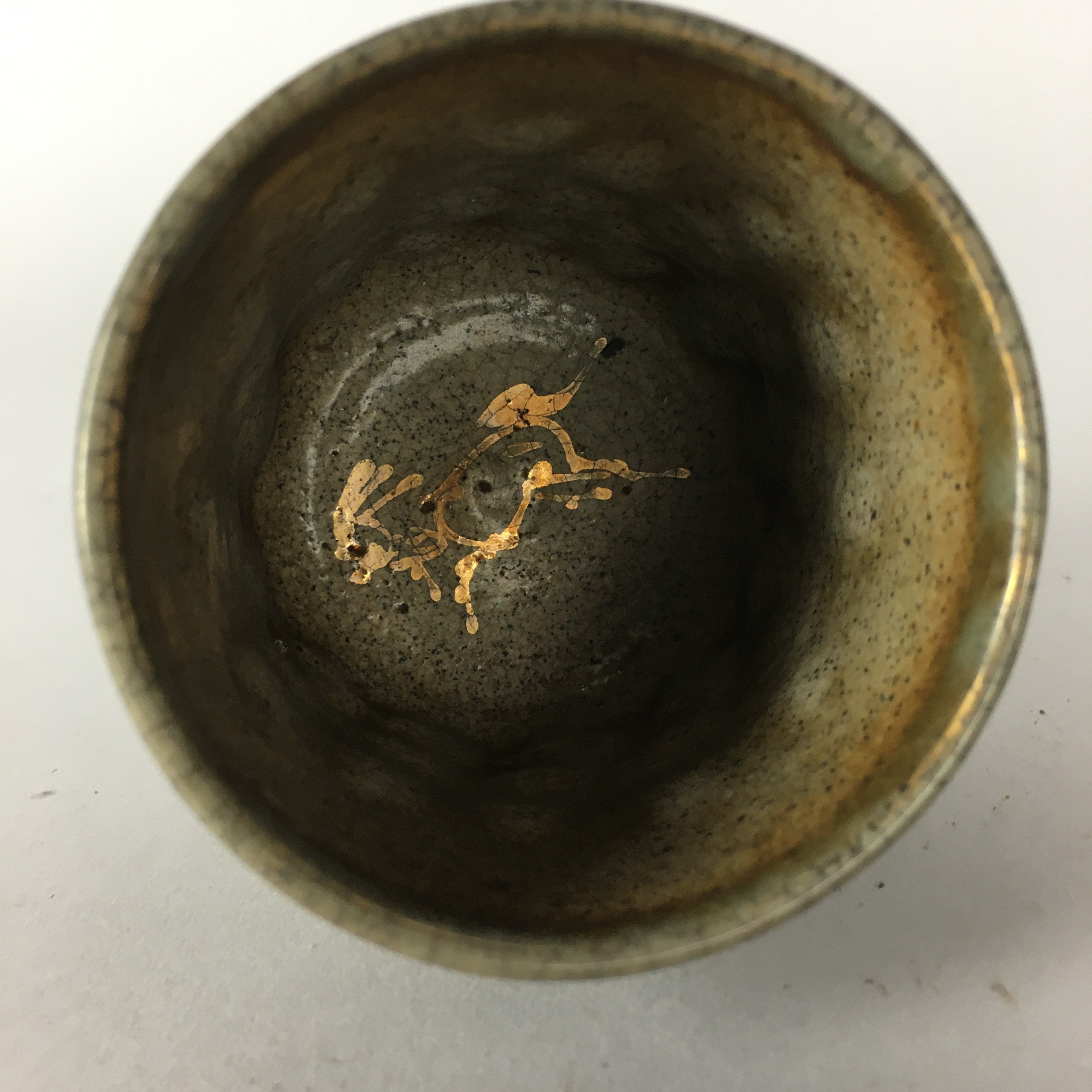 Japanese Ceramic Teacup Yunomi Antique C1900 Pottery Sencha TC182