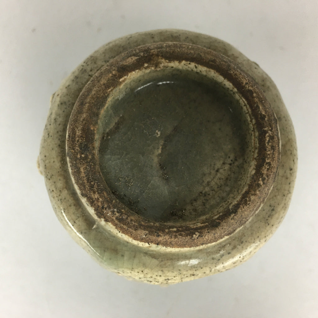 Japanese Ceramic Teacup Yunomi Antique C1900 Pottery Sencha TC182