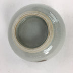 Japanese Ceramic Teacup Yunomi Vtg Red Plum Blossoms White Sencha TC220