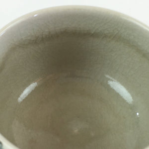 Japanese Ceramic Teacup Yunomi Vtg Vine Plant Leaves Sencha TC301