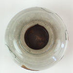 Japanese Ceramic Teacup Yunomi Vtg Vine Plant Leaves Sencha TC304