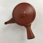 Japanese Ceramic Teapot Vtg Red Pottery Red Clay Kyusu Strainer Sencha PP567